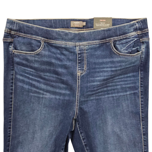NWT Torrid Jeans Women Size 22 Tall Torrid 3T Lean Soft Comfort Stretch Pull On - Picture 3 of 16
